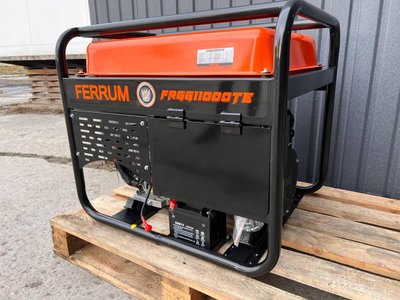 Генератор бензиновий FERRUM FRGG11000TE 9.5/10.0 кВт (електростартер)
